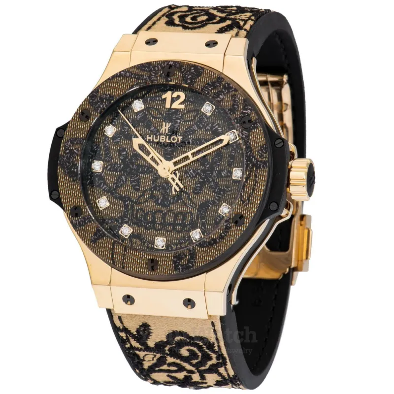 Hublot Big Bang Broderie Yellow Gold and Diamond Ladies' Watch 343.VX.6580.NR.BSK16 sold by Your Watch