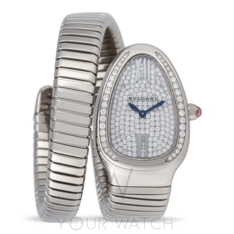 Bvlgari Serpenti Tubogas Diamond Pave Dial Ladies' Watch 102005 sold by Your Watch