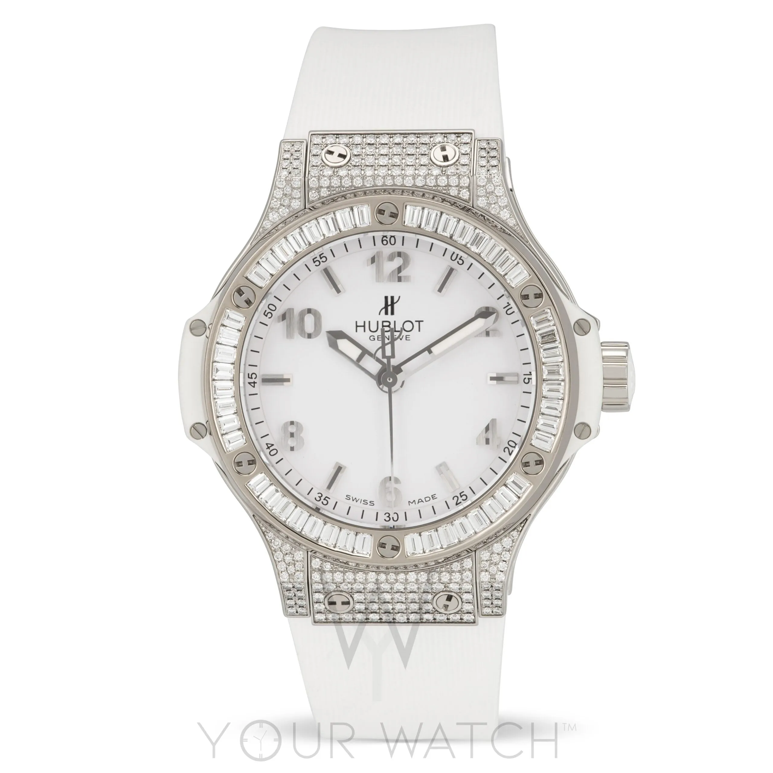 Hublot Big Bang Stainless Steel Diamond Bezel Quartz Ladies' Watch 361.SE.2010.RW.0904 sold by Your Watch