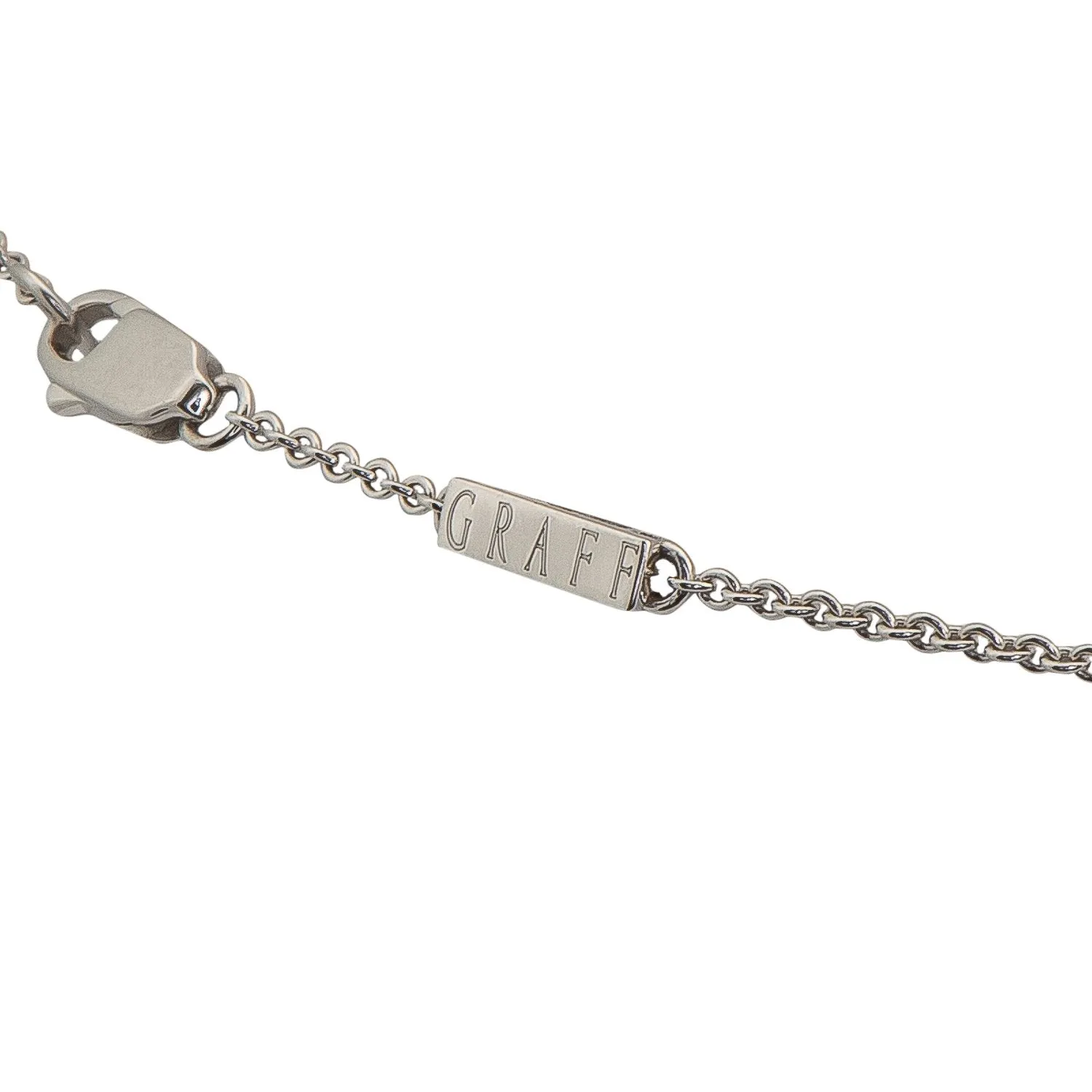 Graff Medium White Round Diamond Cross Pendant On a Chain sold by Your Watch product image thumbnail 3