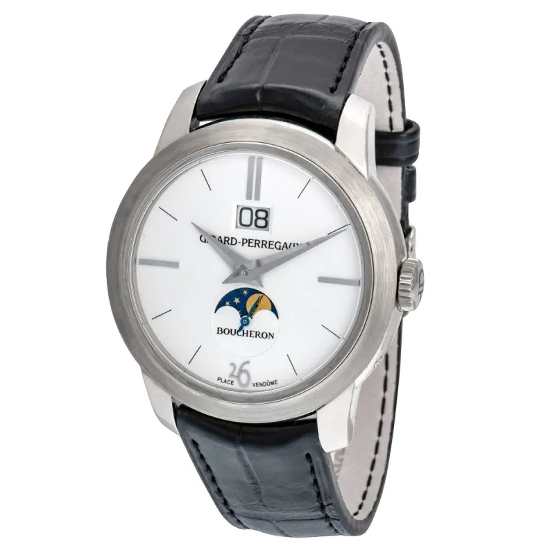 Boucheron Hommage Moonphase White Gold Watch WA014202 sold by Your Watch