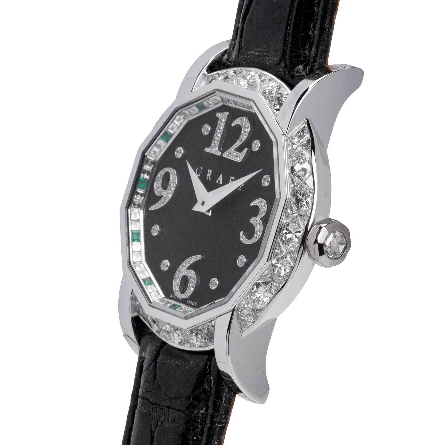Graff Ladies' White Gold 38mm Diamond Case GS38WGDMPBL sold by Your Watch product image thumbnail 2
