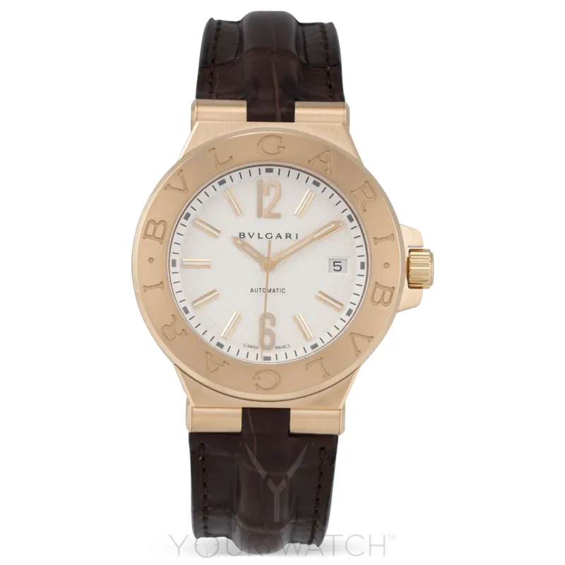 Bvlgari Diagono 18k Rose Gold Professional Automatic Men's Watch 101657 sold by Your Watch