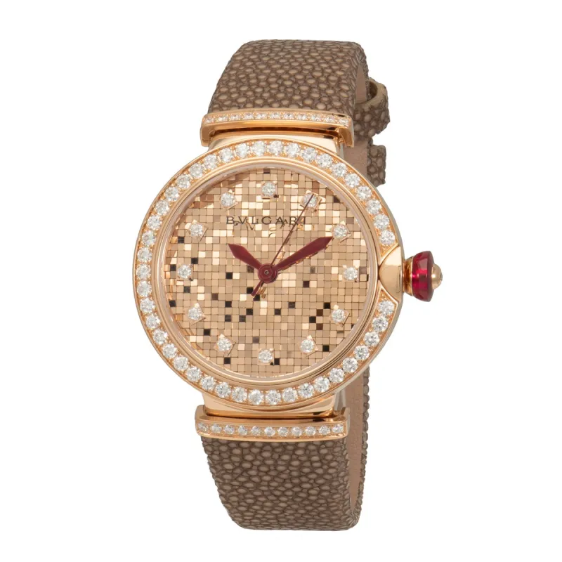 Bvlgari Lvcea 33 MM Rose Gold Ladies' Watch 102799 sold by Your Watch