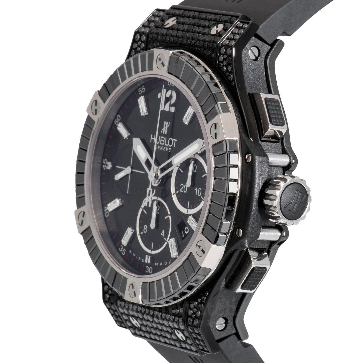 Hublot Big Bang Chronograph Automatic Diamond Black Dial Men's Watch 301.CD.1234.RX.8800 sold by Your Watch product image thumbnail 2