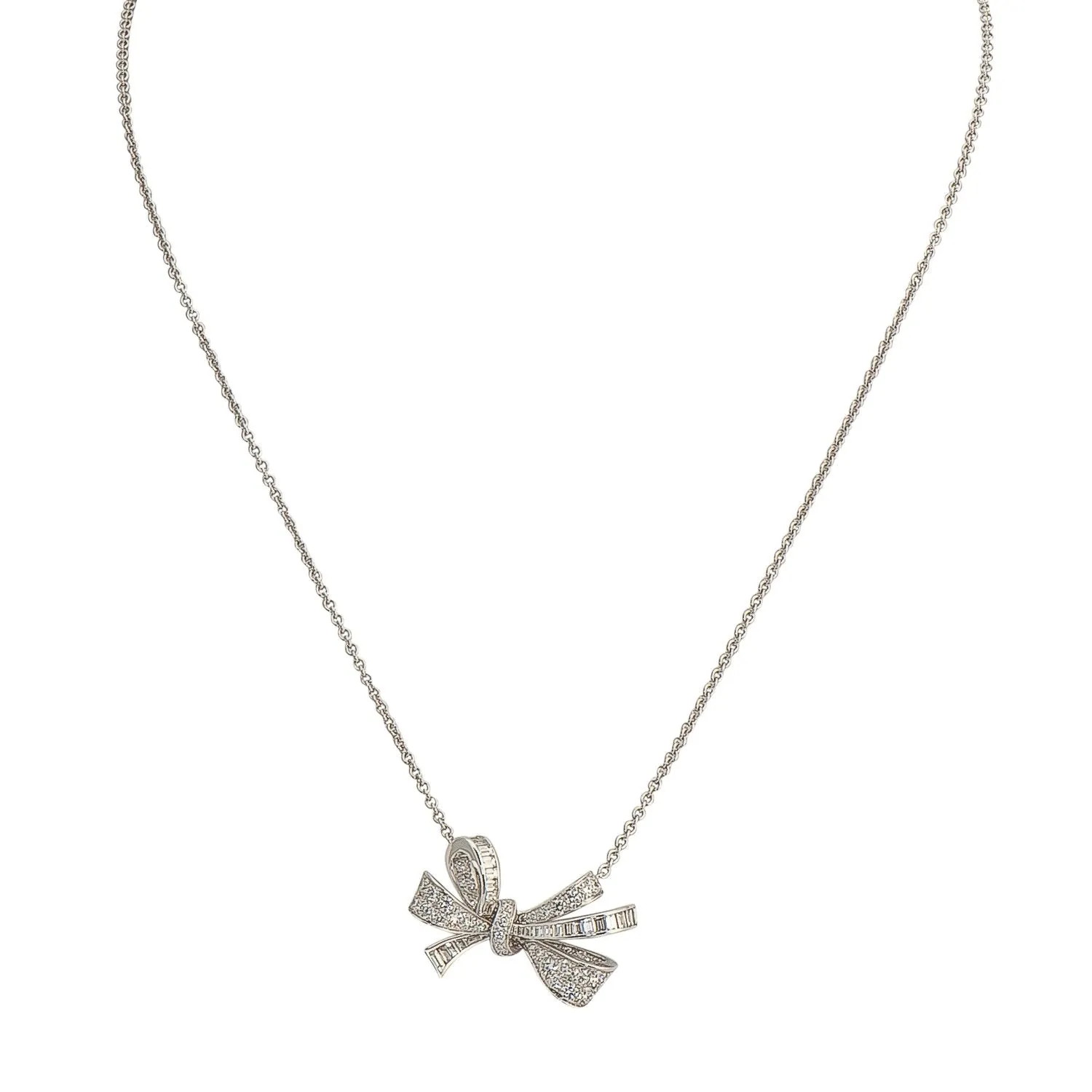 Graff Diamond Bow Pendant on Chain sold by Your Watch product image thumbnail 4