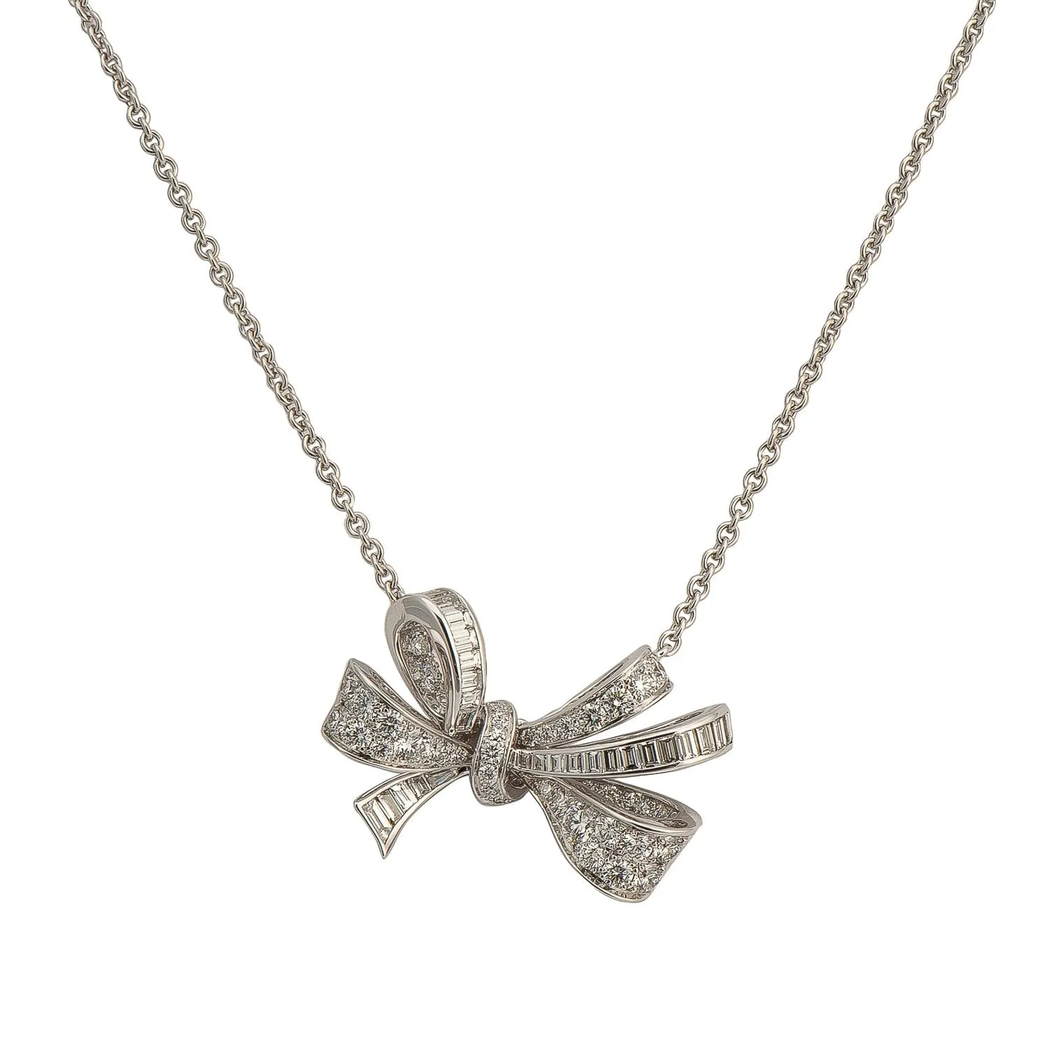 Graff Diamond Bow Pendant on Chain sold by Your Watch product image thumbnail 2