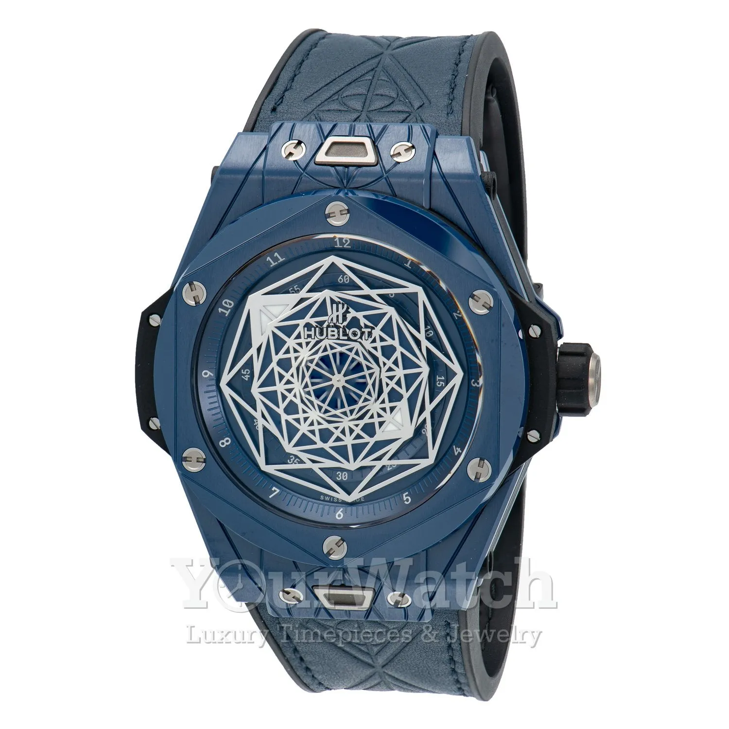 Hublot Big Bang Sang Bleu Blue Dial Men's Watch 415.EX.7179.VR.MXM19 sold by Your Watch