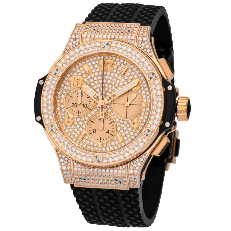 Hublot Big Bang Chronograph Diamond Case and Dial 41mm Watch 341.PX.9010.RX.1704 sold by Your Watch