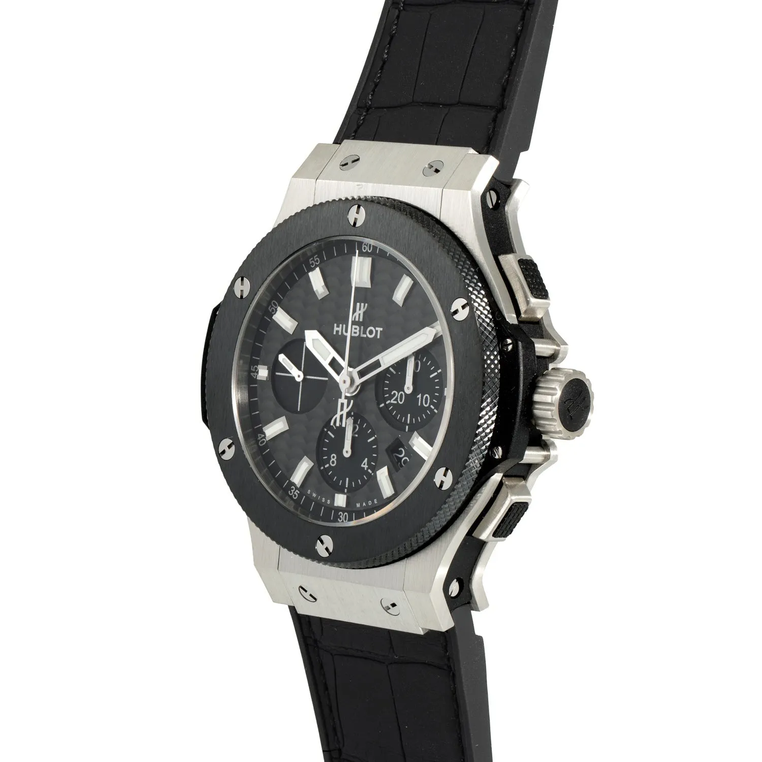 HUBLOT Big Bang Evolution Black Chronograph Dial Black Leather Strap Men's Watch 301.SM.1770.GR sold by Your Watch product image thumbnail 2