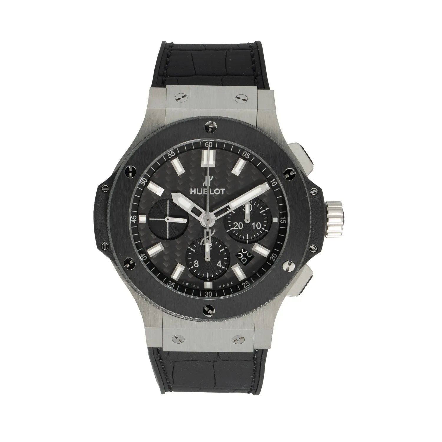 HUBLOT Big Bang Evolution Black Chronograph Dial Black Leather Strap Men's Watch 301.SM.1770.GR sold by Your Watch