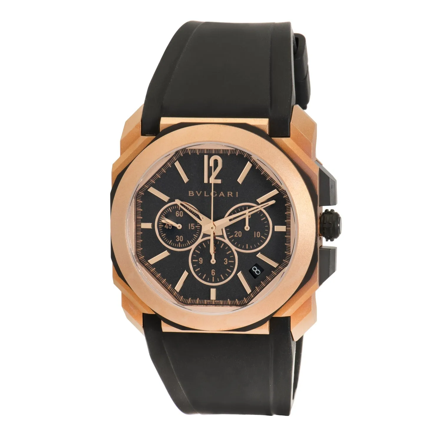 Bulgari Octo L'Originale 18k Rose Gold Automatic Chronograph Men's Watch 103204 sold by Your Watch