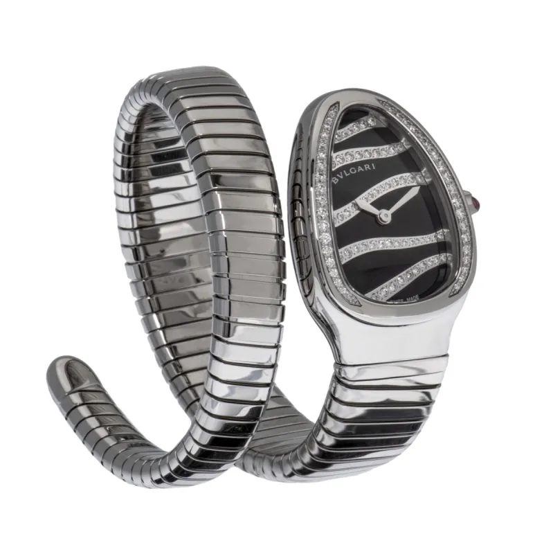 Bvlgari Serpenti Tubogas Black Diamond Dial Ladies' Watch 102439 sold by Your Watch