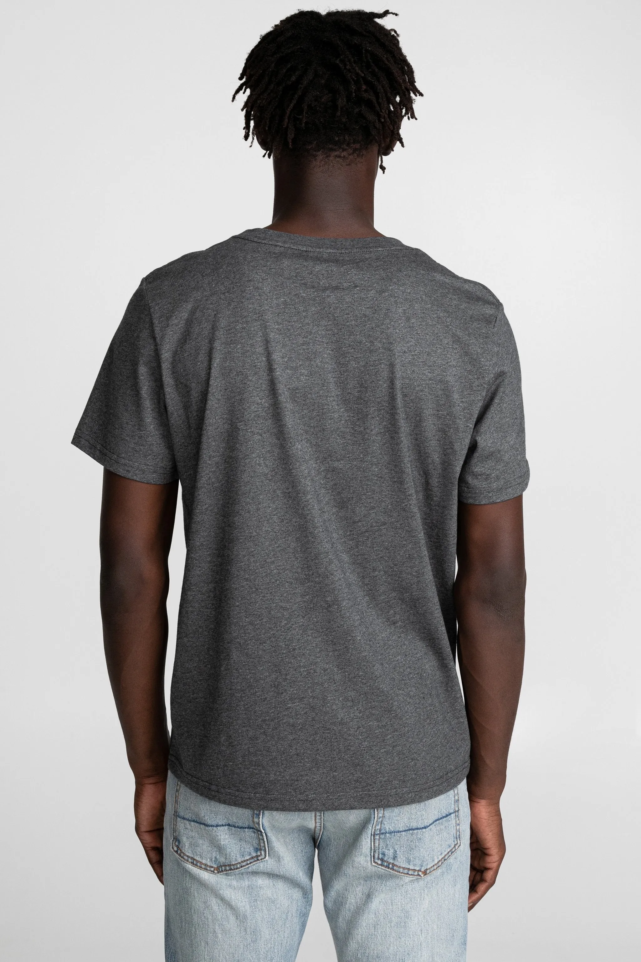 T-shirt unisexe broderie Calligraphie* sold by Au Coton product image thumbnail 3