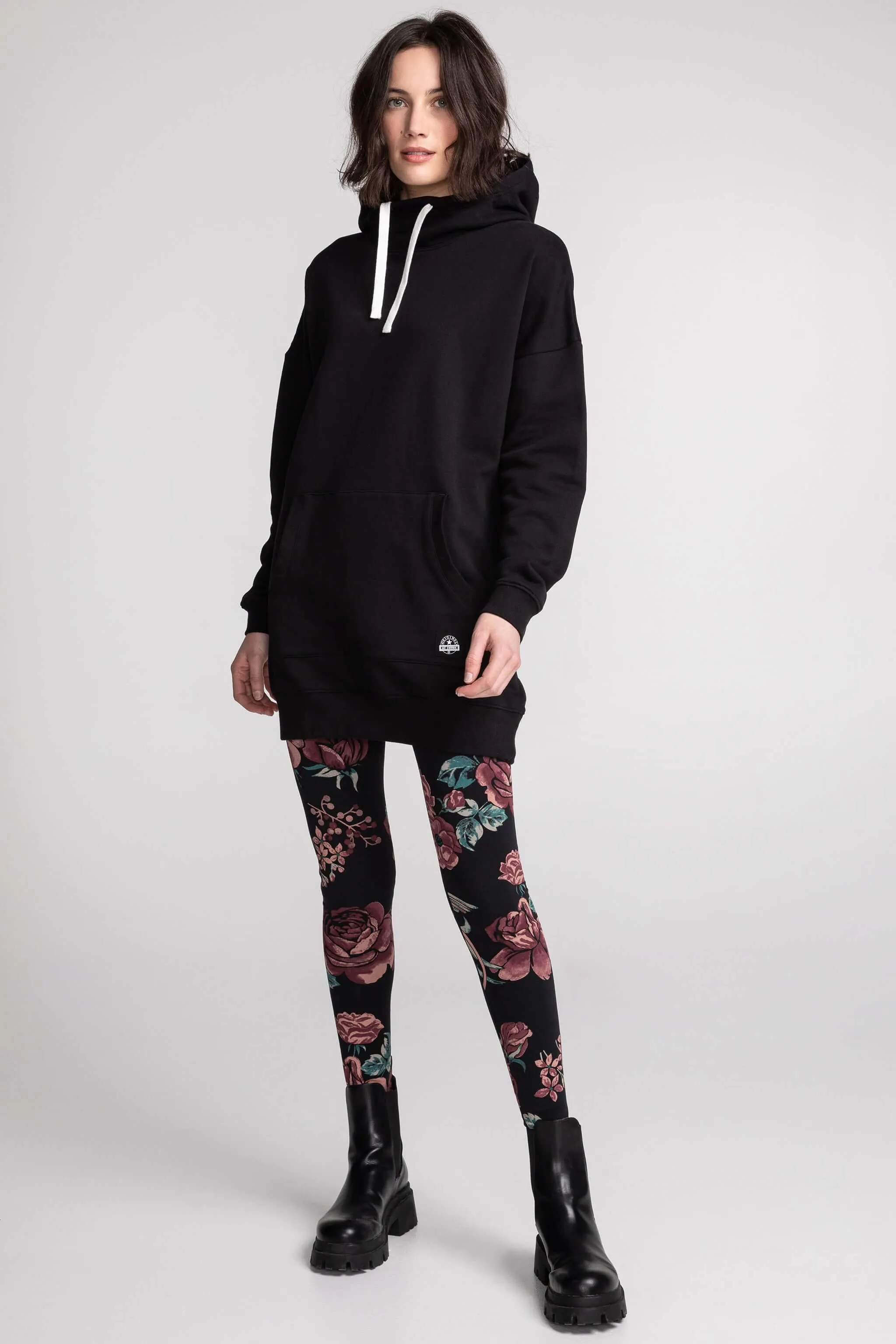 Hoodie long col croisé uni sold by Au Coton product image thumbnail 2