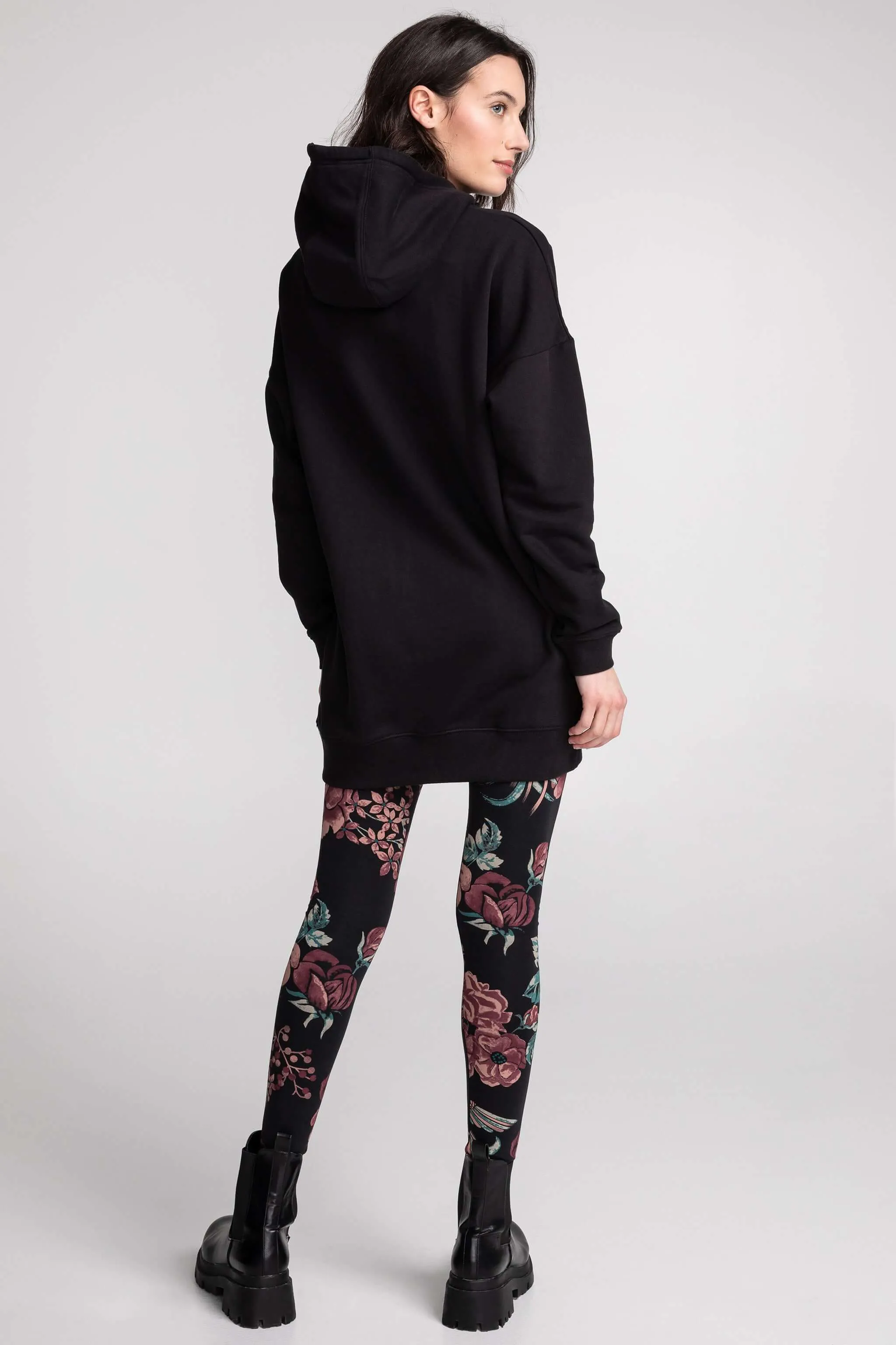 Hoodie long col croisé uni sold by Au Coton product image thumbnail 3