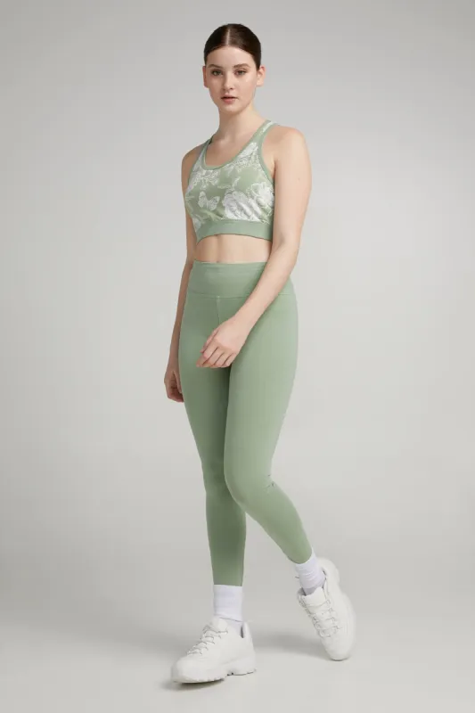 Legging uni sold by Au Coton