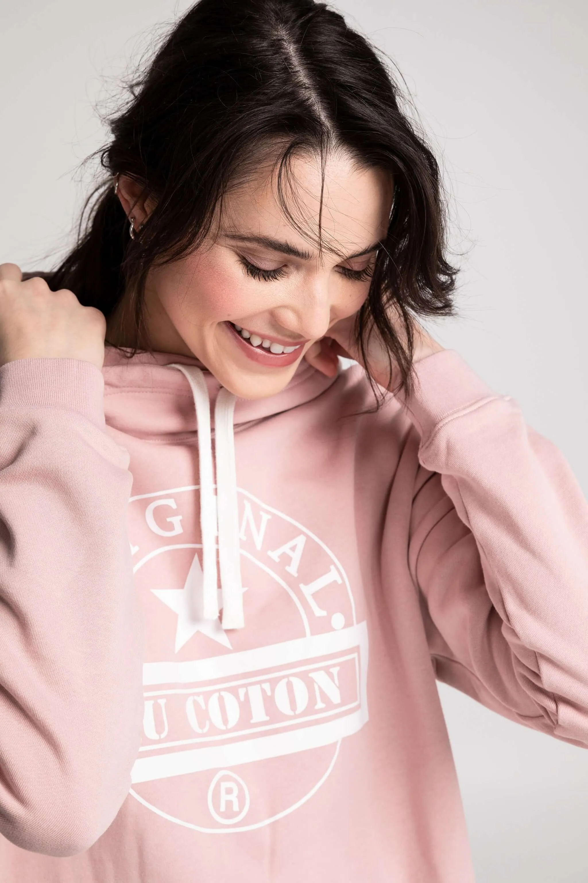 Hoodie long col croisé Original sold by Au Coton product image thumbnail 4