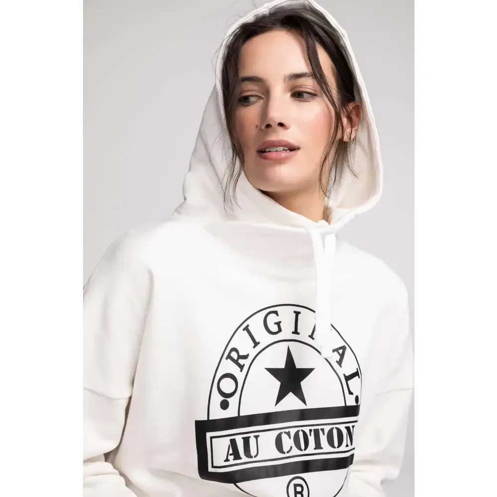 Hoodie long col croisé Original sold by Au Coton product image thumbnail 2