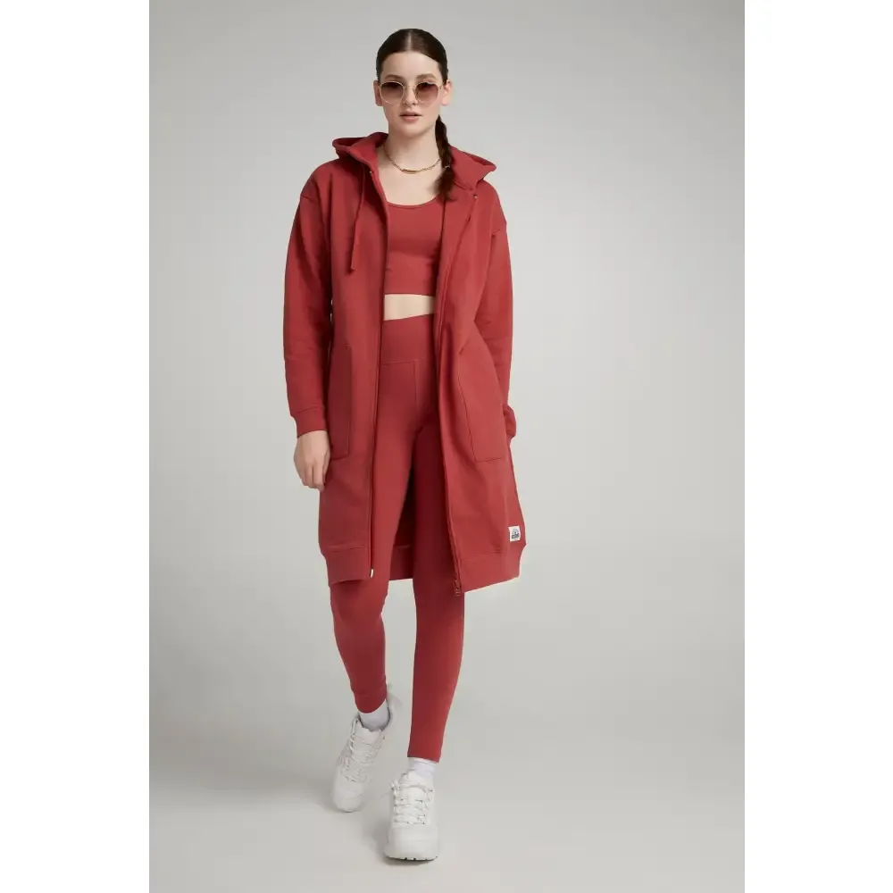 Veste longue hoodie zippée en coton ouaté sold by Au Coton product image thumbnail 4