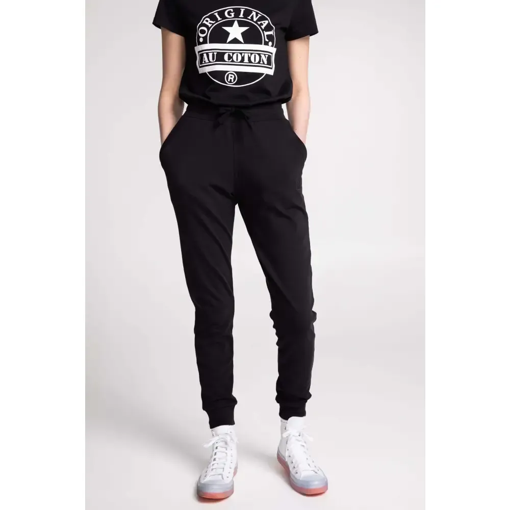 Jogger effilé unisexe broderie Original sold by Au Coton product image thumbnail 3