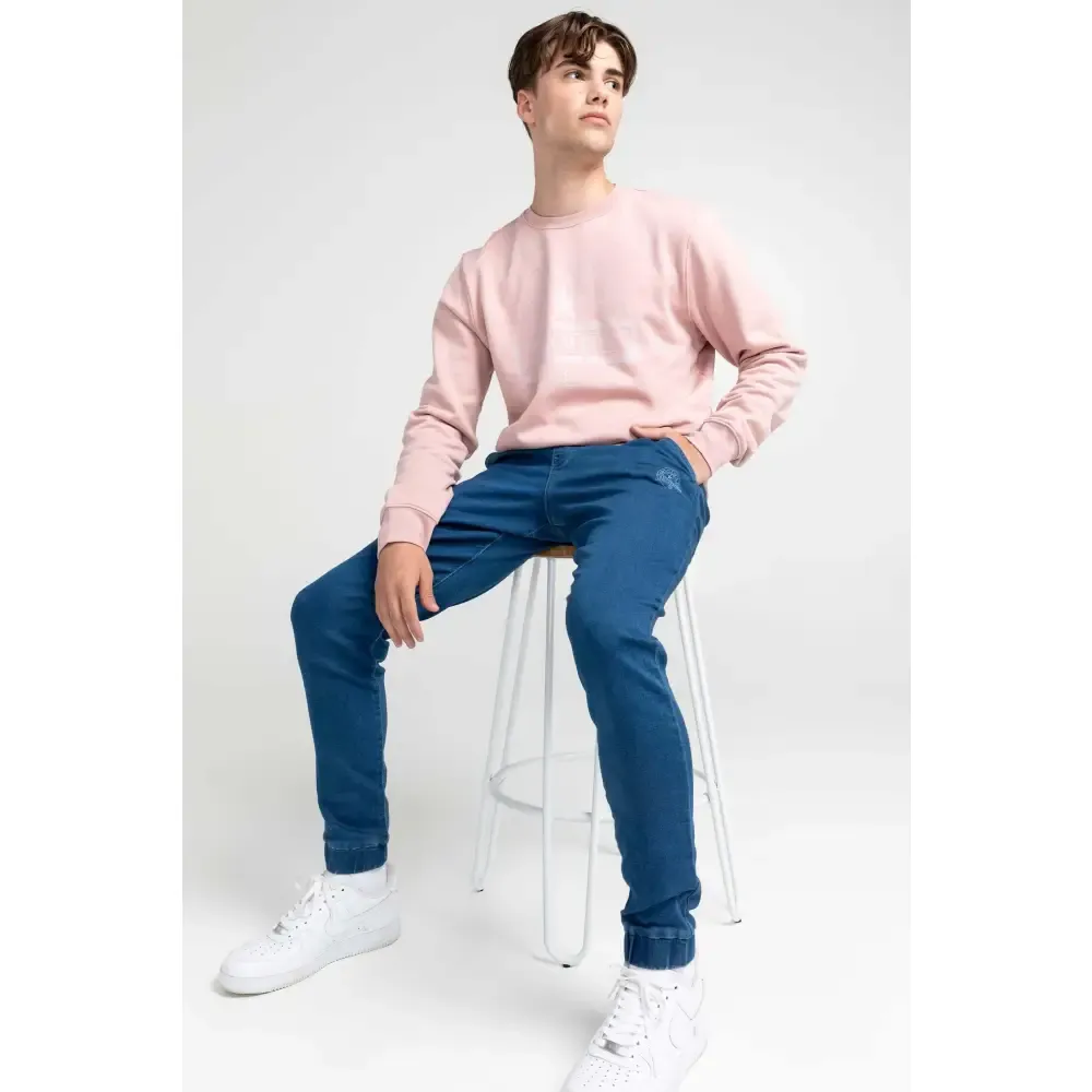 Jogger unisexe denim envers ratiné sold by Au Coton product image thumbnail 4