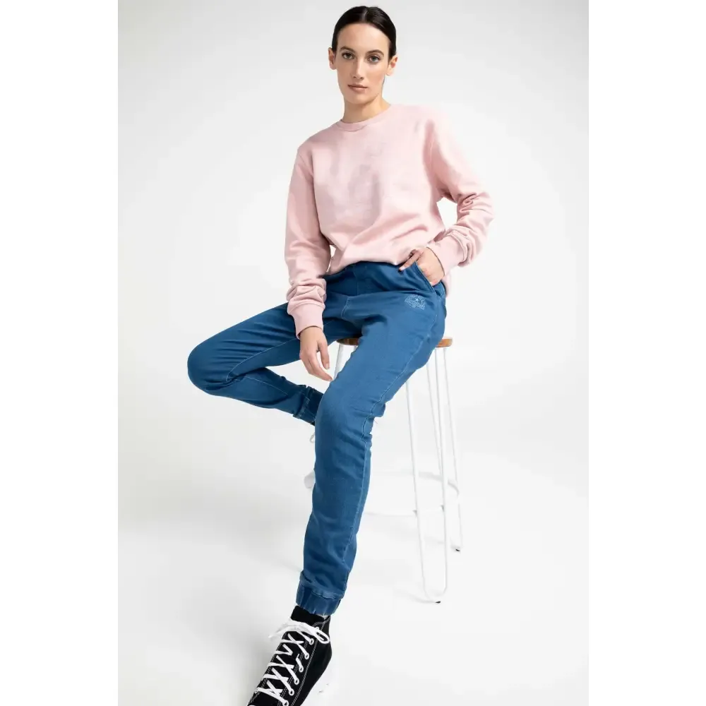 Jogger unisexe denim envers ratiné sold by Au Coton product image thumbnail 3