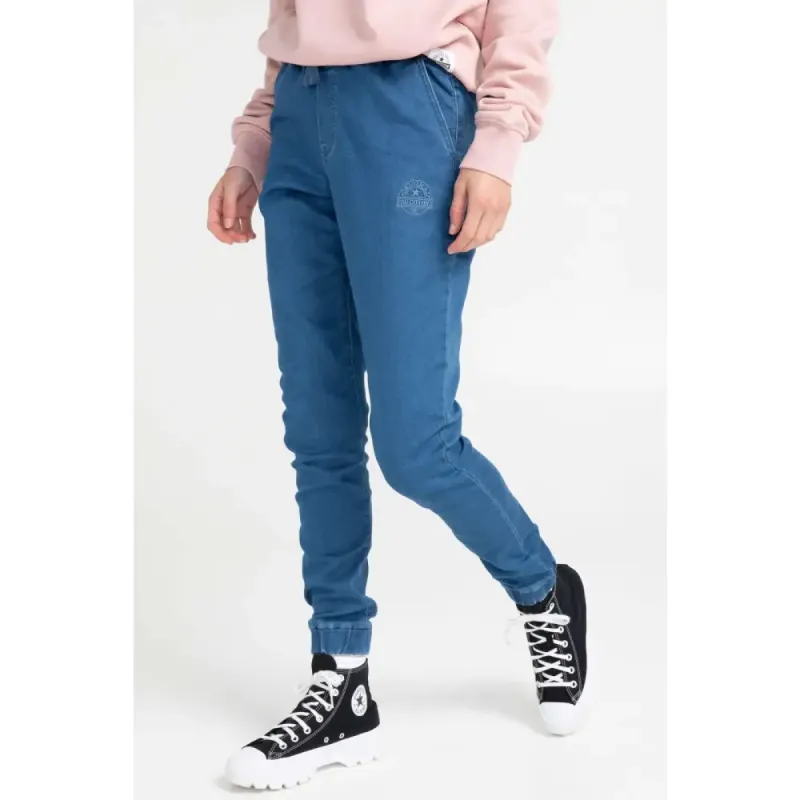 Jogger unisexe denim envers ratiné sold by Au Coton