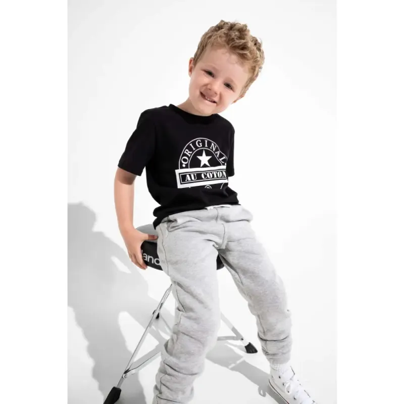 Pantalon unisexe en coton ouaté pour enfant sold by Au Coton