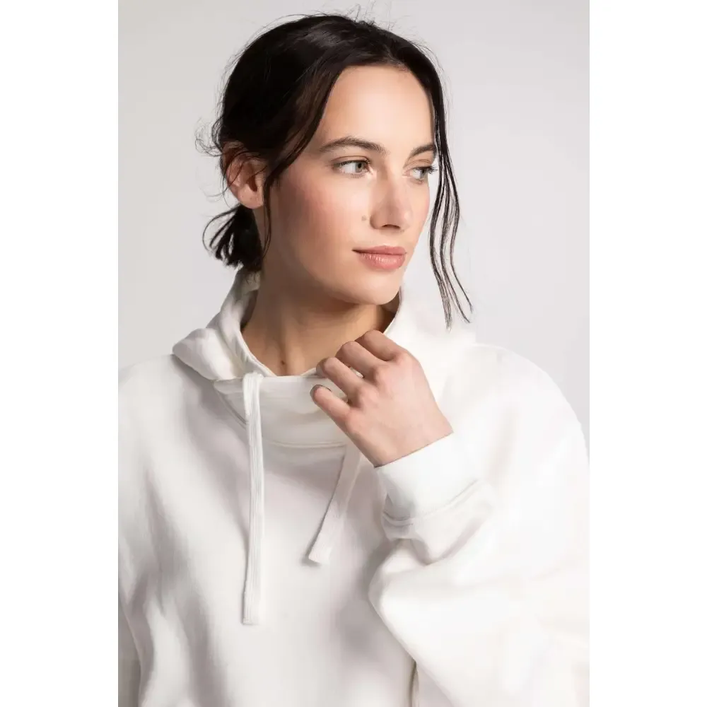 Hoodie long col croisé uni sold by Au Coton product image thumbnail 5