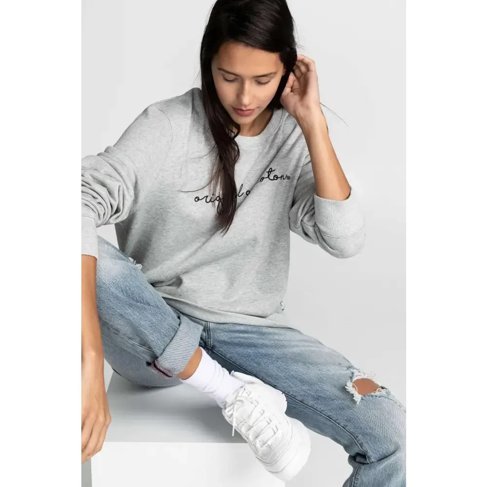 Chandail unisexe broderie Calligraphie sold by Au Coton