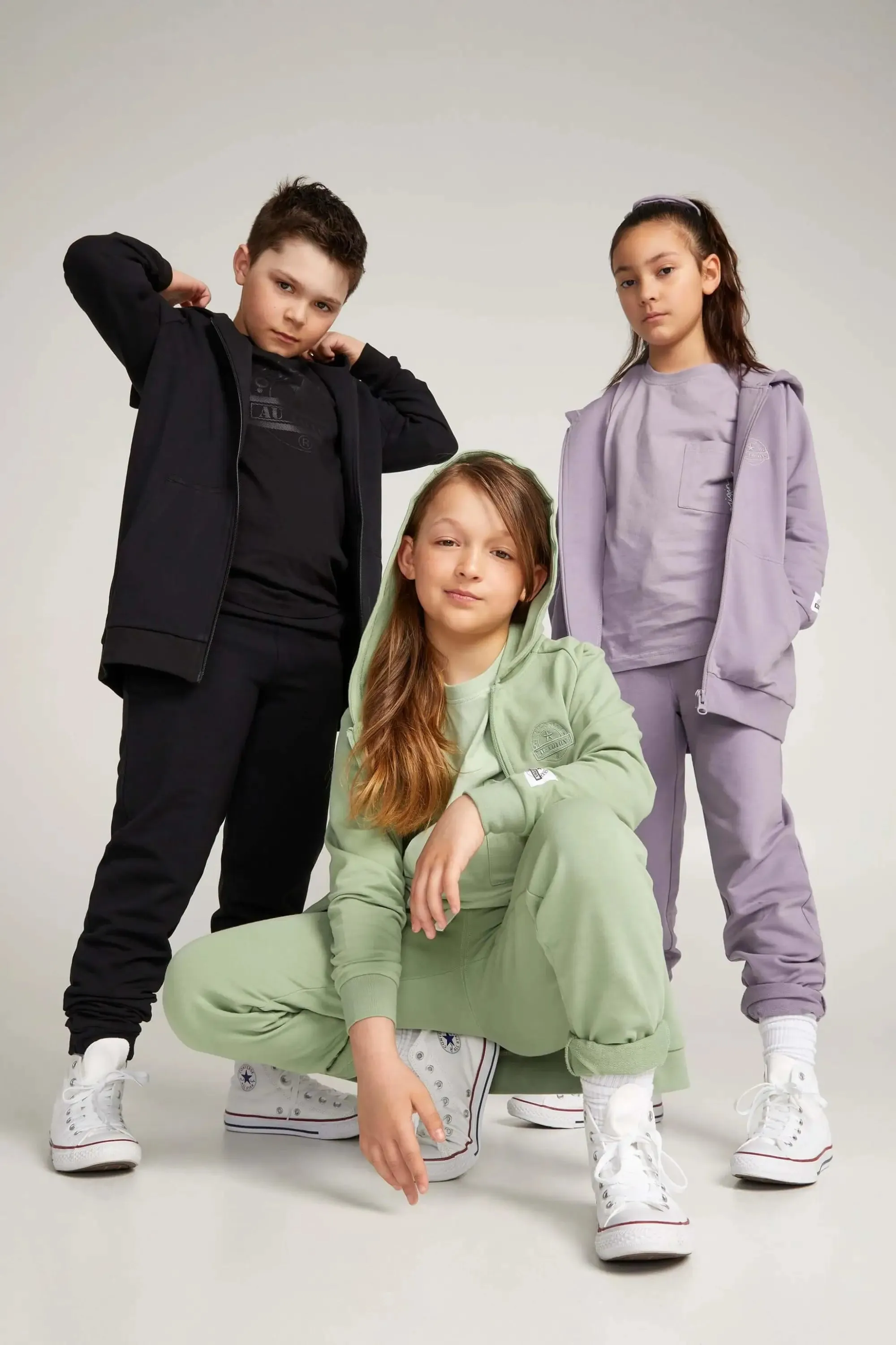 Jogger unisexe envers ratiné pour enfant sold by Au Coton product image thumbnail 2