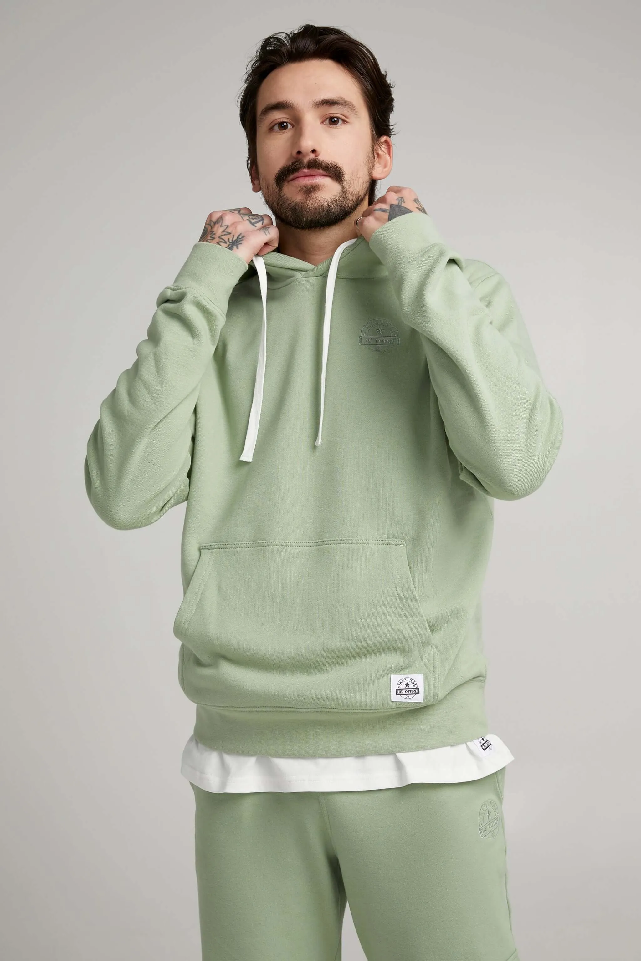 Hoodie unisexe broderie Original sold by Au Coton product image thumbnail 3