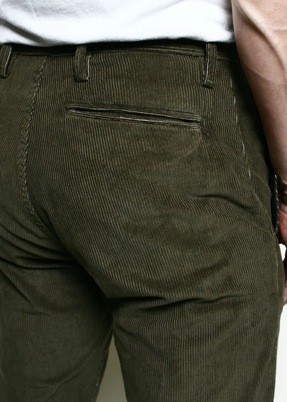 Officer Trousers High // Olive Corduroy sold by Rogue Territory product image thumbnail 4