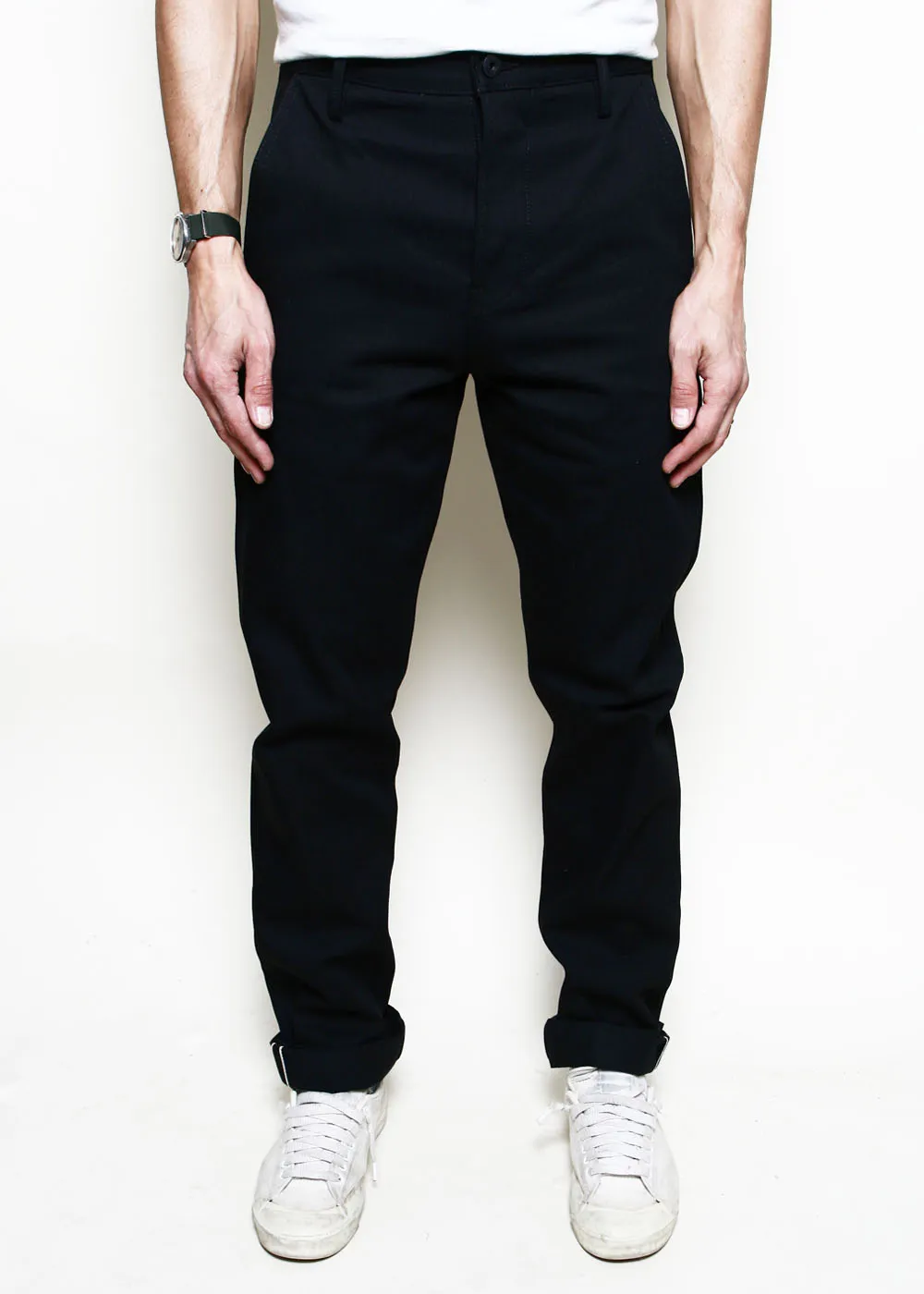 Officer Trousers High // 11oz Stealth sold by Rogue Territory