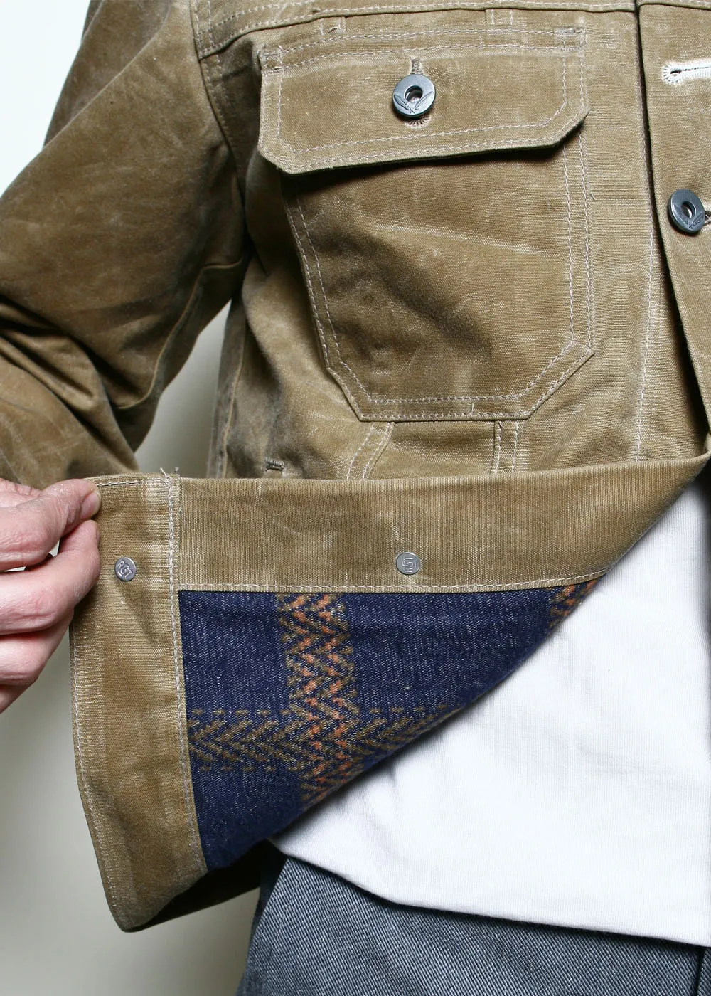 Cruiser Jacket // Lined Tan sold by Rogue Territory product image thumbnail 5