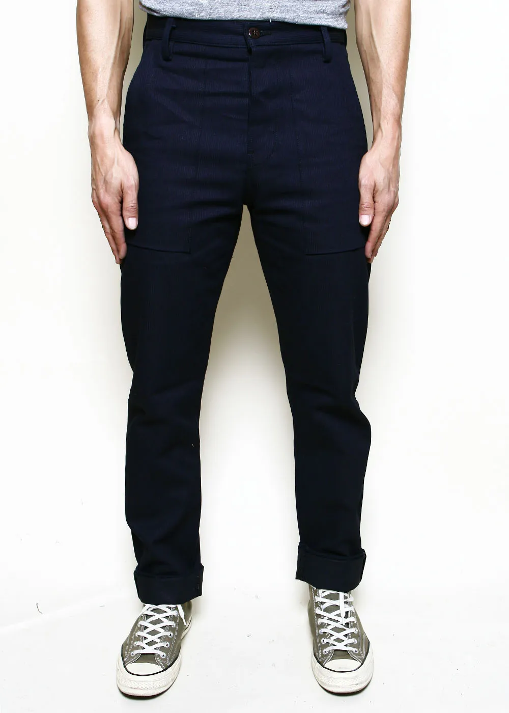 Fatigue Pants // Indigo Whip Cord sold by Rogue Territory