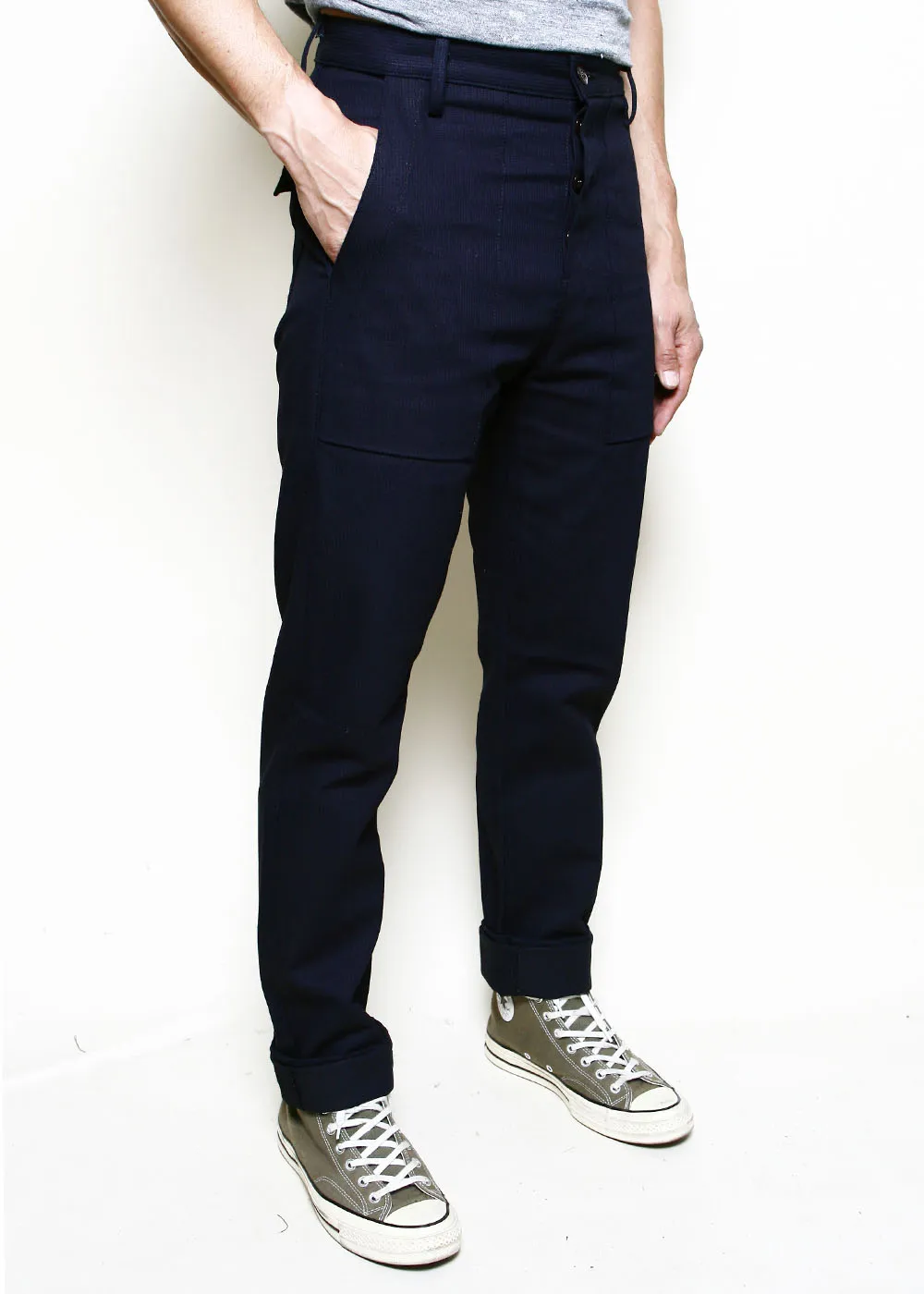 Fatigue Pants // Indigo Whip Cord sold by Rogue Territory product image thumbnail 2