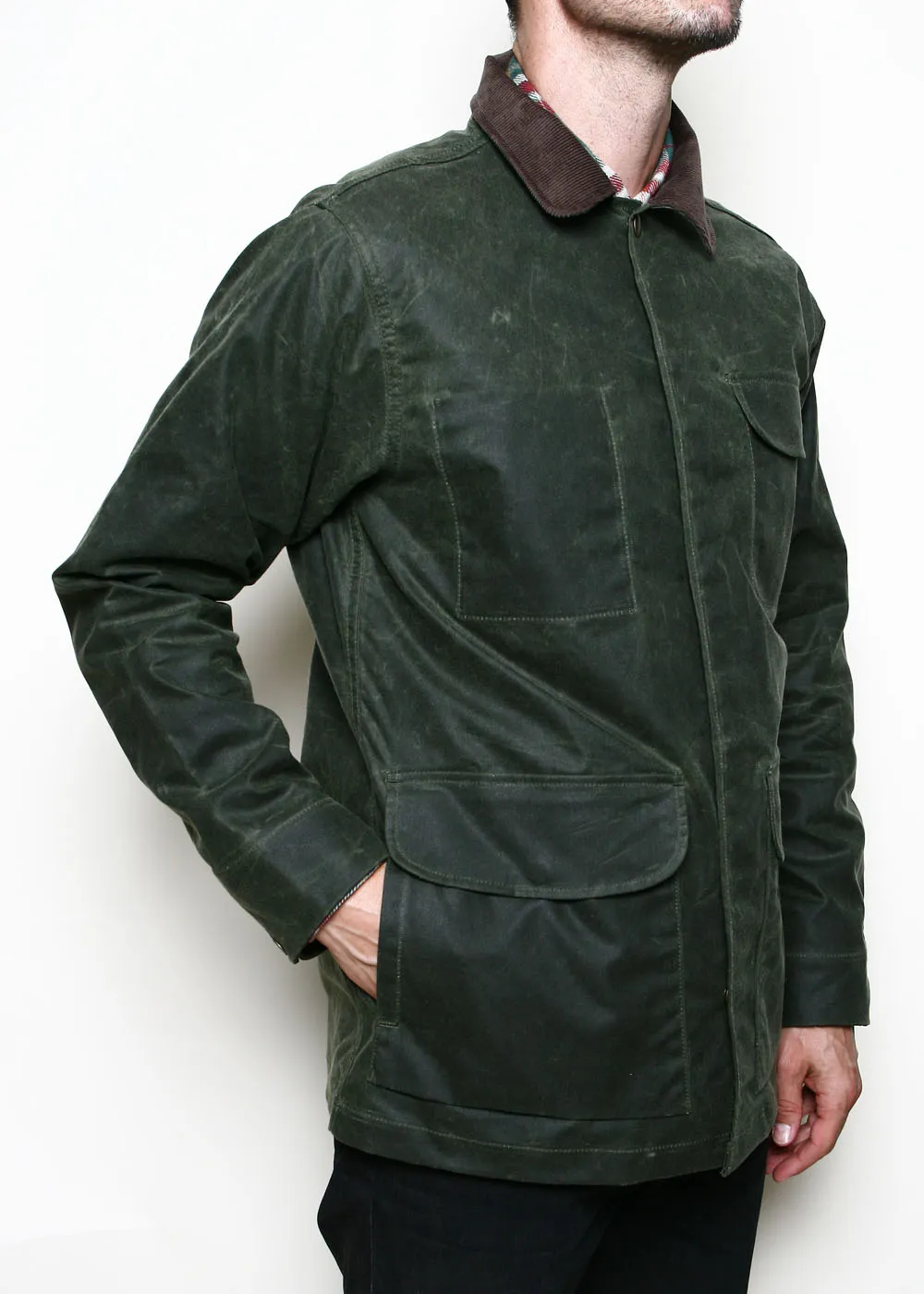 Hunter Supply Jacket // Waxed Olive sold by Rogue Territory product image thumbnail 2