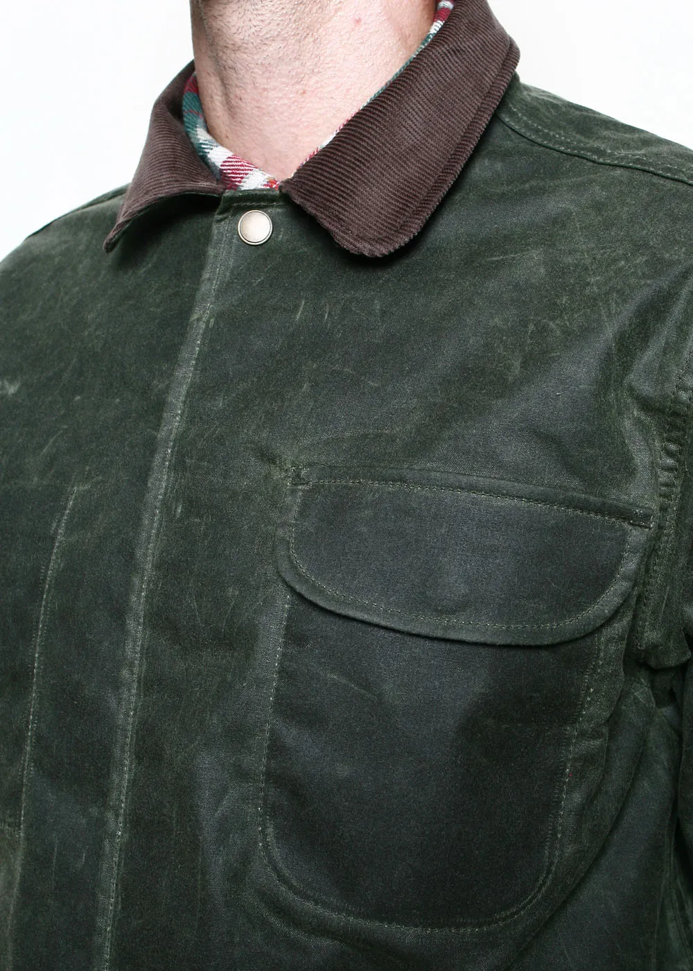 Hunter Supply Jacket // Waxed Olive sold by Rogue Territory product image thumbnail 3