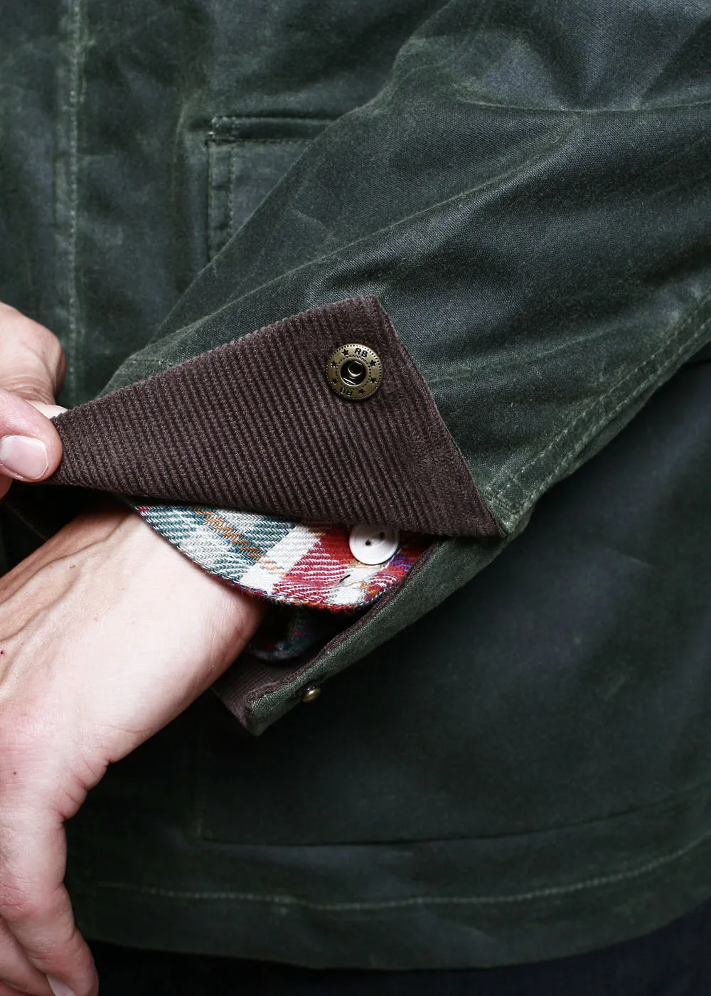 Hunter Supply Jacket // Waxed Olive sold by Rogue Territory product image thumbnail 4