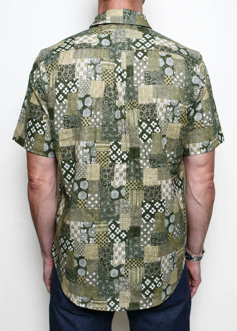 Oxford Shirt // Patchwork Green sold by Rogue Territory product image thumbnail 4