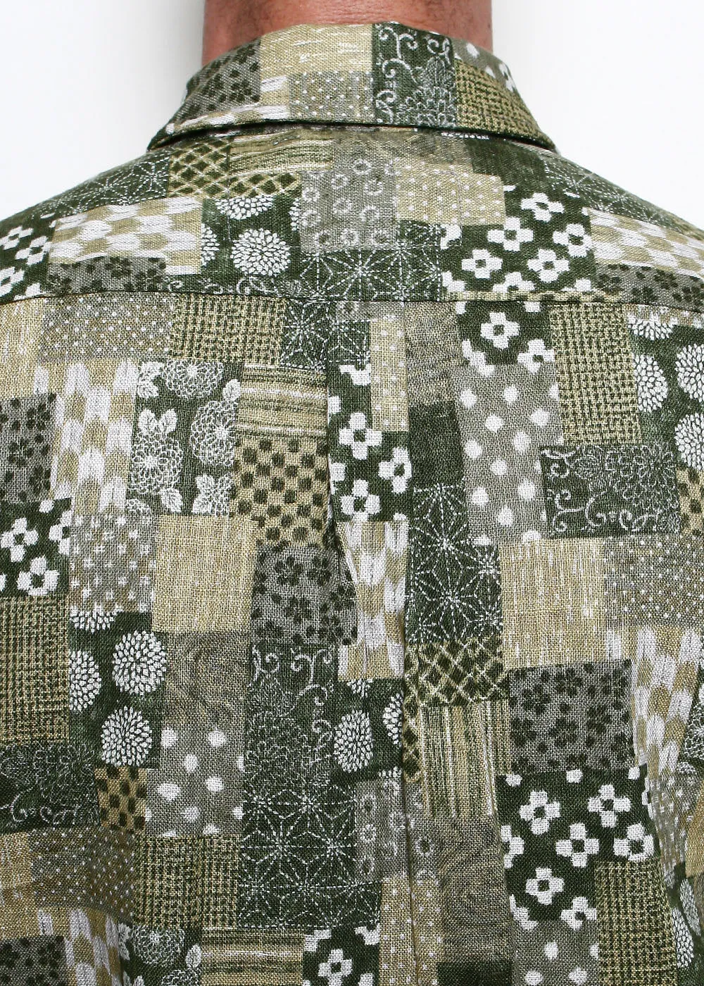 Oxford Shirt // Patchwork Green sold by Rogue Territory product image thumbnail 5