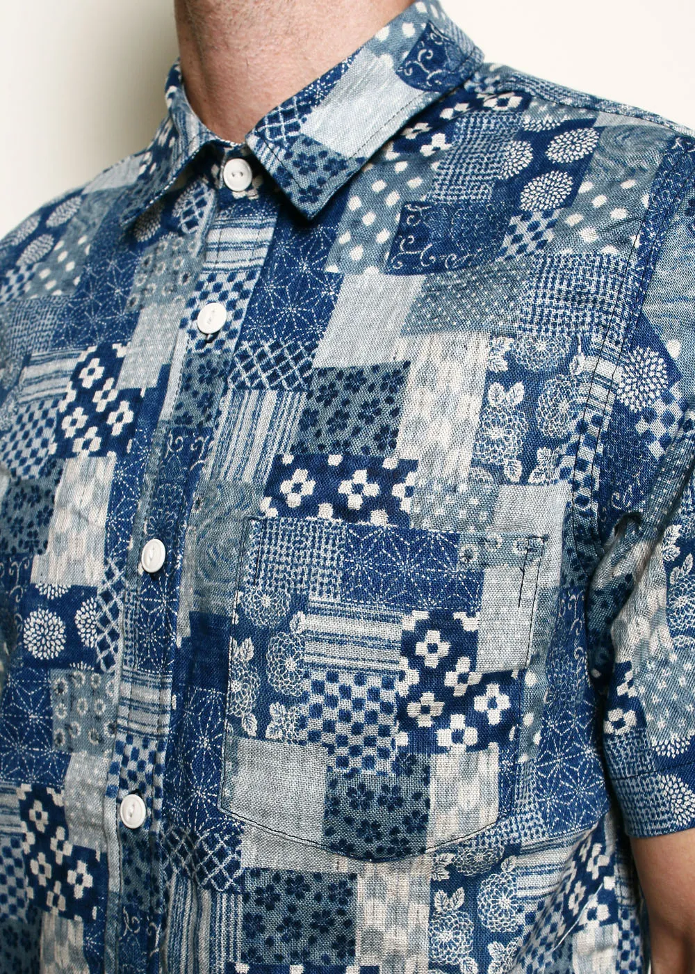 Oxford Shirt // Patchwork Blue sold by Rogue Territory product image thumbnail 2