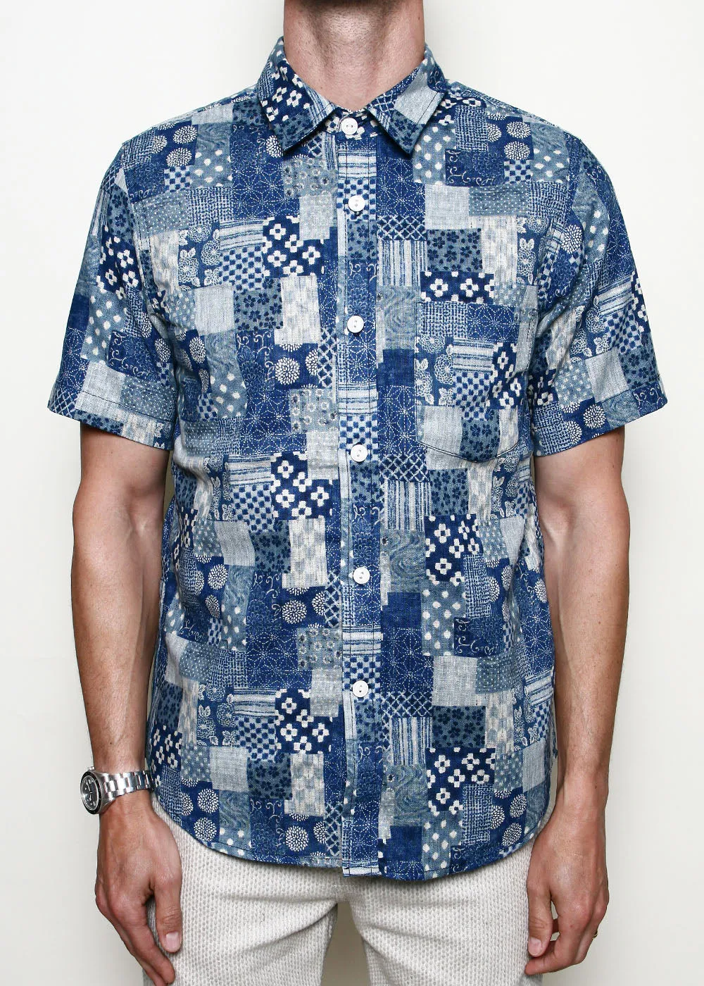 Oxford Shirt // Patchwork Blue sold by Rogue Territory