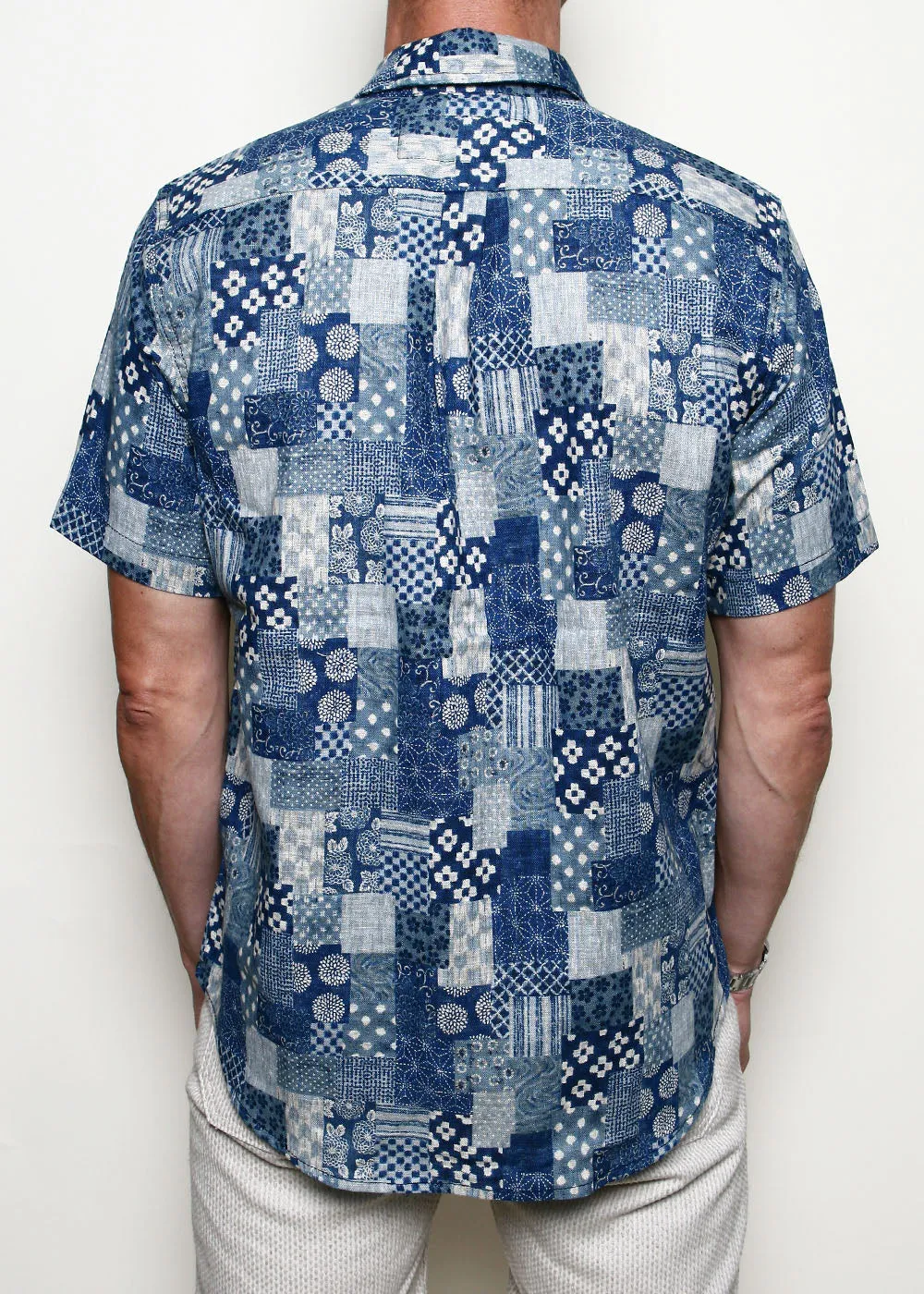 Oxford Shirt // Patchwork Blue sold by Rogue Territory product image thumbnail 4