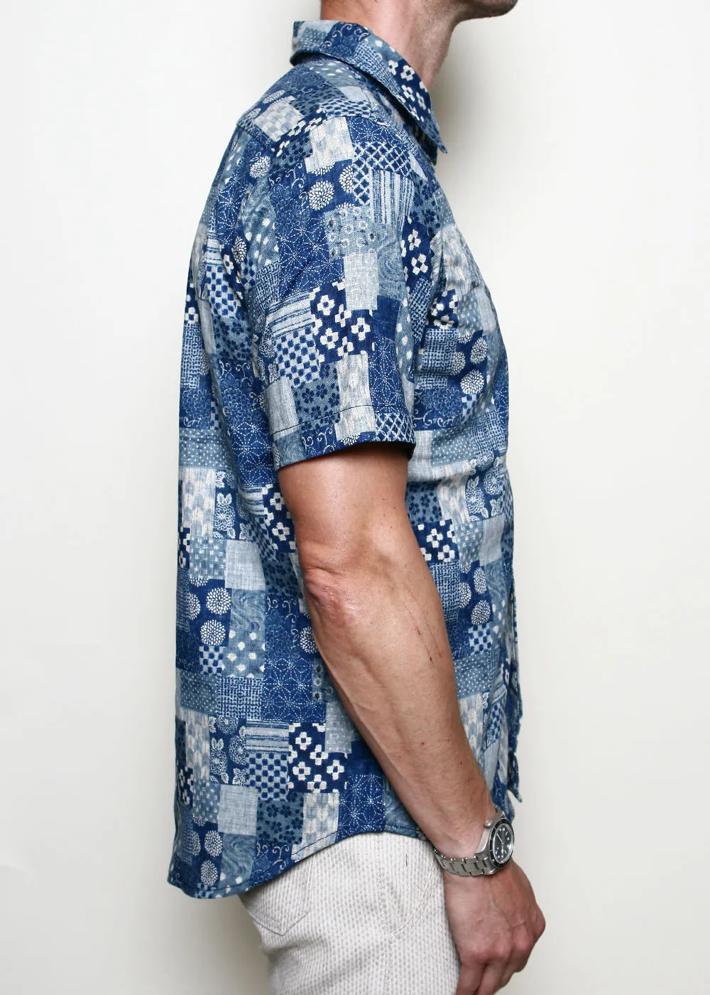 Oxford Shirt // Patchwork Blue sold by Rogue Territory product image thumbnail 3