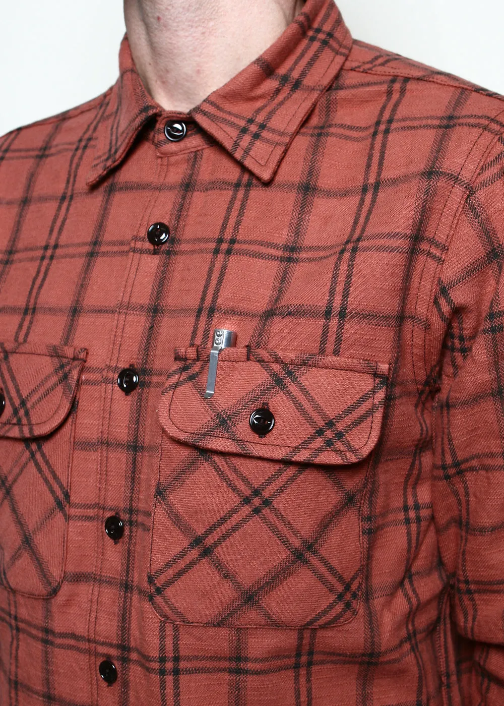 Field Shirt // Faded Rust Plaid sold by Rogue Territory product image thumbnail 2