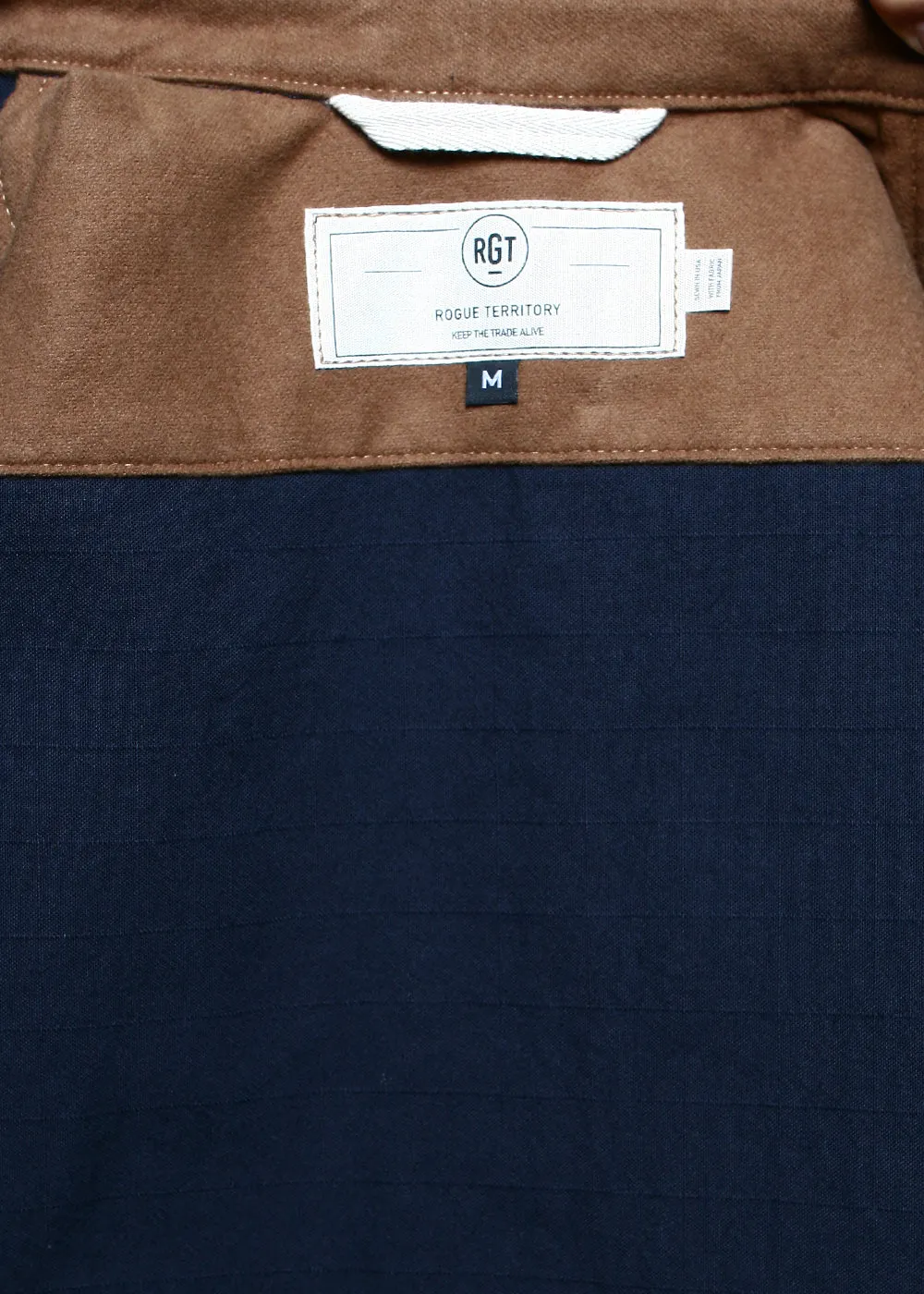 Oxford Overshirt // Navy Nylon Grid sold by Rogue Territory product image thumbnail 4