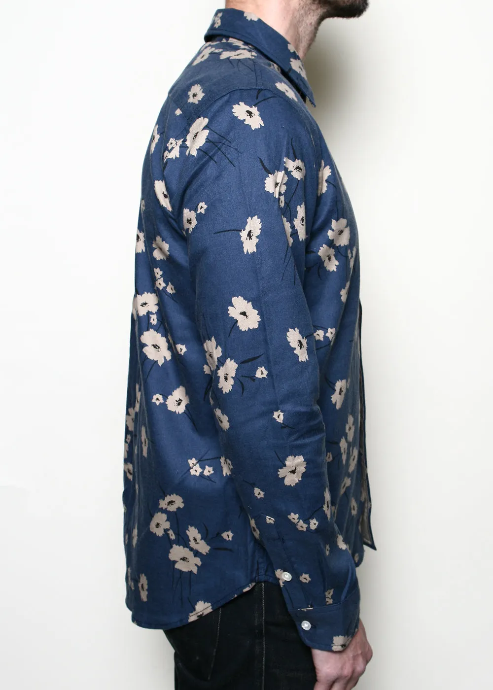 Oxford Shirt // Blue Floral sold by Rogue Territory product image thumbnail 3